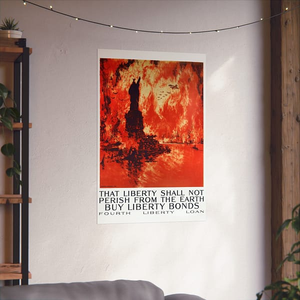 16455358027219943908_2048.jpeg That Liberty Shall Not Perish From the Earth - Buy Liberty Bonds - Joseph Pennell (1918) - Patriotic WWI Poster Print