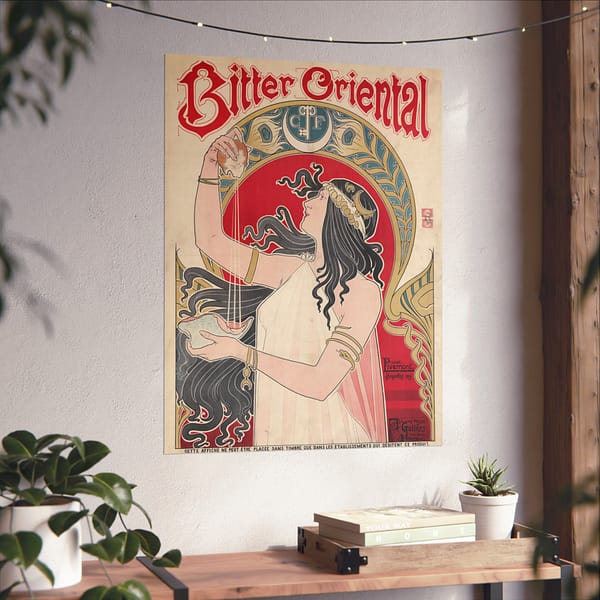1646000128793441924_2048.jpeg Bitter Oriental ad – Henri Privat-Livemont (1897) – Art Nouveau Poster Print