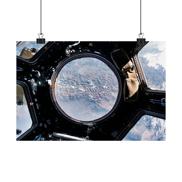 1654540100851234146_2048.jpeg Earth view from the cupola onboard the International Space Station - NASA (2015) - Space Age Poster Print