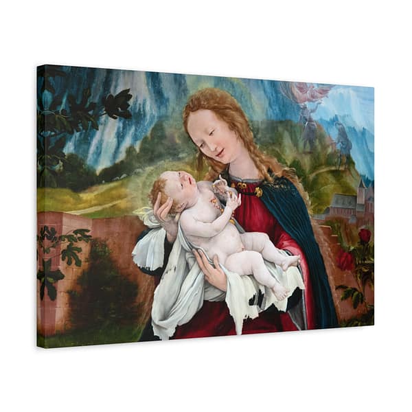 16552740599040600664_2048.jpeg Isenheim Altarpiece (Nativity panel) – Matthias Grünewald (c. 1512-1516) – Renaissance Canvas Print