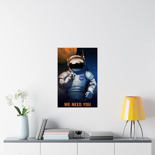 16564163000981717049_2048.jpeg We Need You – NASA Recruitment Ad – Space Age Poster Print