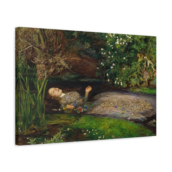 16576059998171405403_2048.jpeg Ophelia – John Everett Millais (c. 1851-1852) – Classical Canvas Print