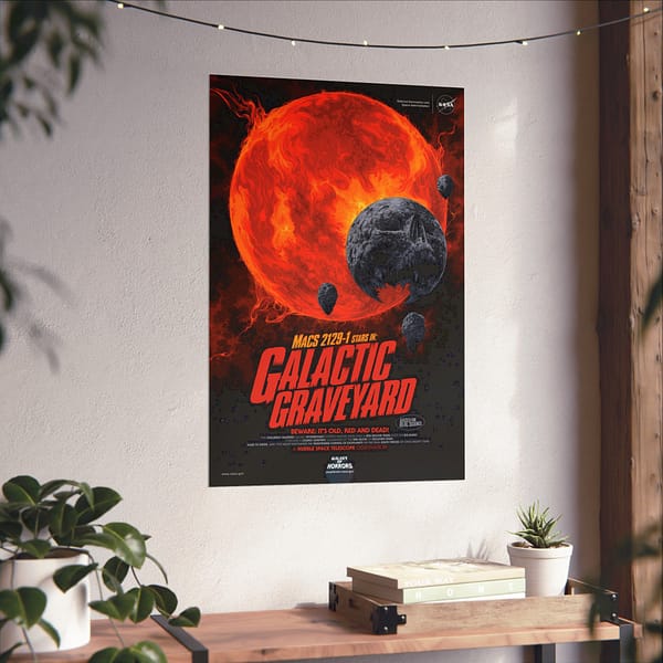 16644905039352168643_2048.jpeg MACS 2129-1 Stars In Galactic Graveyard - NASA (2021) - Space Age Poster Print