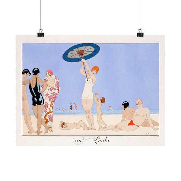 16681098535821659027_2048.jpeg Au Lido, Plate no.14 - George Barbier (1920) - Art Deco Poster Print