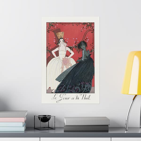 16718034443370108880_2048-1.jpeg Le Jour et la Nuit - George Barbier (1922) - Art Deco Poster Print