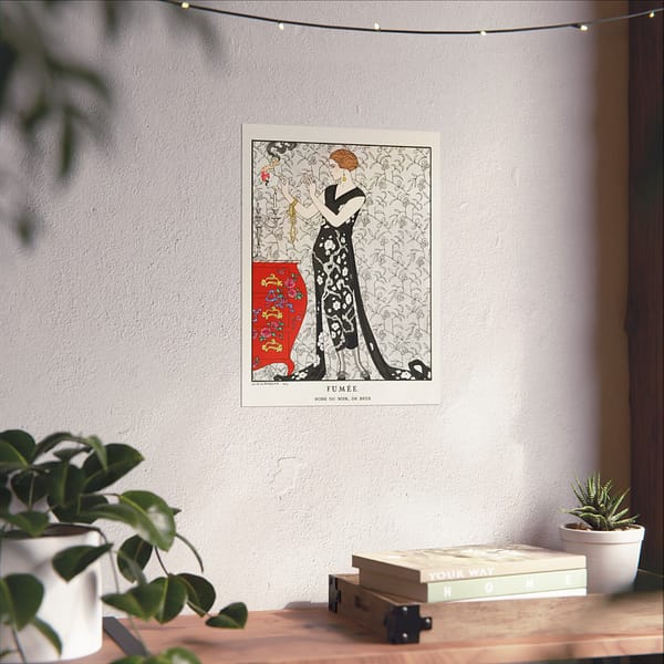 16738864272705382652_2048.jpeg Fumée - Robe du soir, de Beer - George Barbier (1921) - Art Deco Poster Print