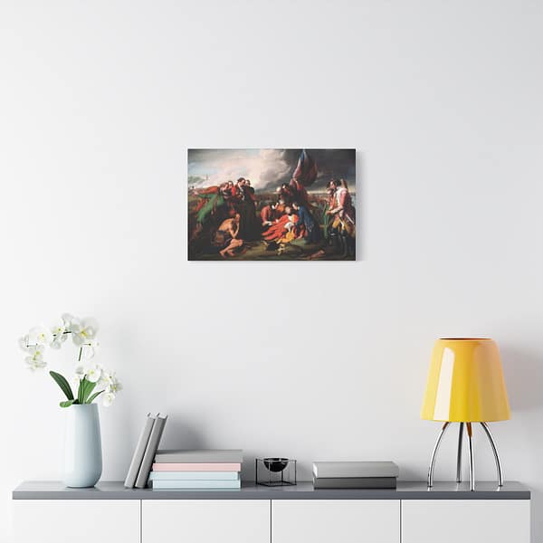 16783663516911354250_2048.jpeg The Death of General Wolfe – Benjamin West (1770) – Classical Canvas Print