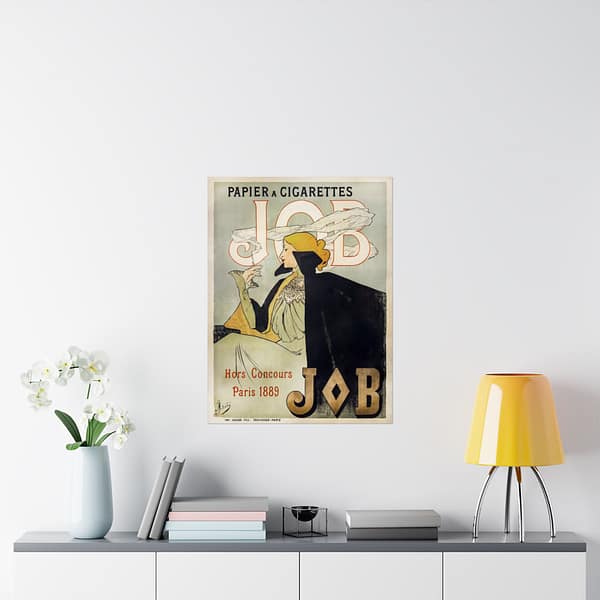 16790020223388375643_2048.jpeg Job Cigarettes ad – Alphonse Mucha (1889) – Art Nouveau Poster Print