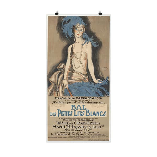 16796411512915133664_2048.jpeg Bal des Petits Lits Blancs (Little White Bed Ball) - George Barbier (1922) - Art Deco Poster Print