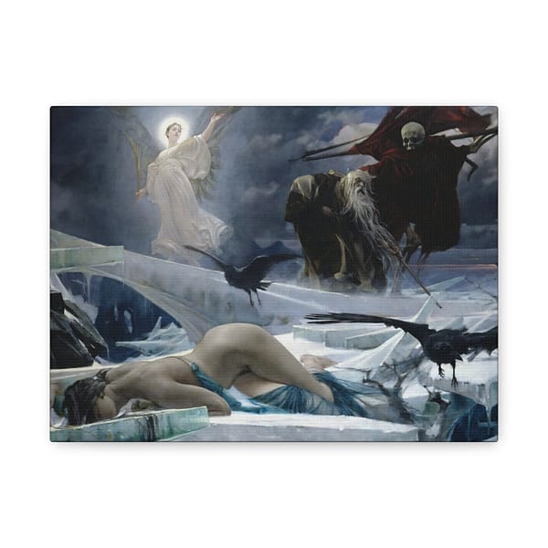 16882353850848908583_2048.jpeg Ahasuerus at the End of the World – Adolf Hirémy-Hirschl (1888) – Classical Canvas Print