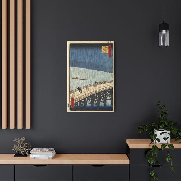17092588227528488335_2048.jpeg Sudden Shower over Shin-Ōhashi Bridge and Atake – Utagawa Hiroshige (1857) – Japanese Woodblock Canvas Print