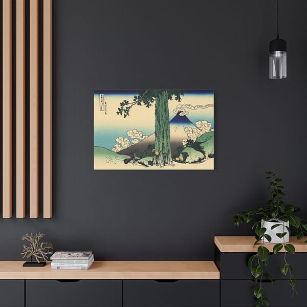 17105921431244937762_2048.jpeg Mishima Pass in Kai Province - Katsushika Hokusai (c. 1830-32) - Japanese Woodblock Canvas Print