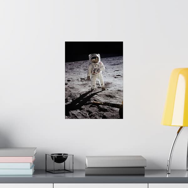 17115571680631093809_2048.jpeg Buzz Aldrin on the Moon - NASA Apollo 11 Mission Photograph (1969) - Space Age Poster Print