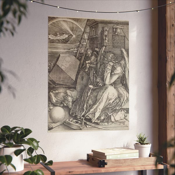 1712410040810089536_2048.jpeg Melencolia I – Albrecht Dürer (1514) – Renaissance Poster Print