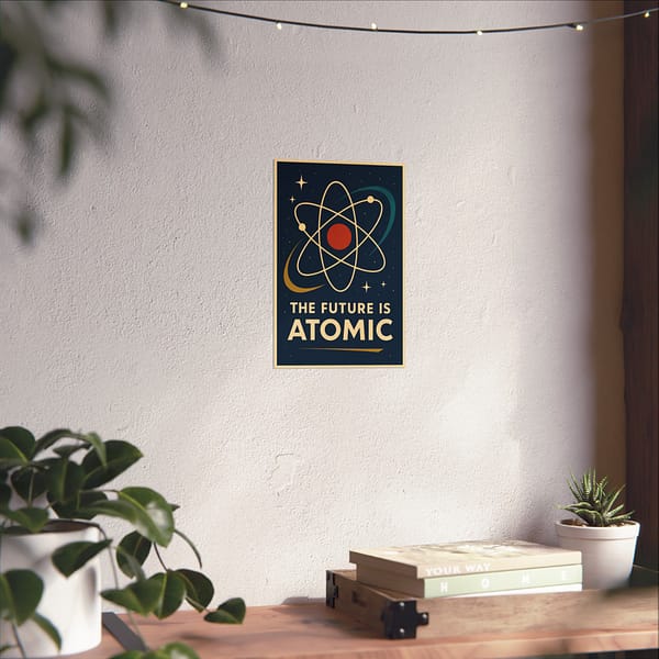 17180263433019522373_2048.jpeg The Future Is Atomic – LUNE Original – Space Age Poster Print
