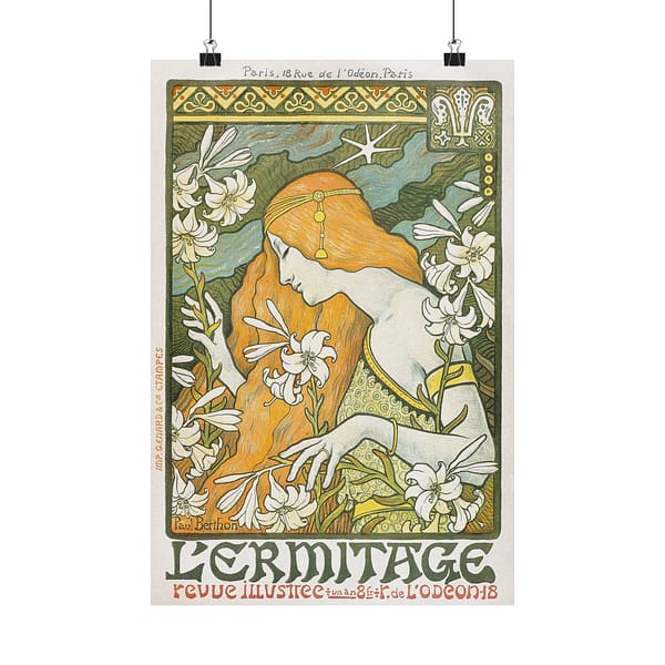 17262436282592791733_2048.jpeg L'Ermitage - Paul Berthon (1897) - Art Nouveau Poster Print