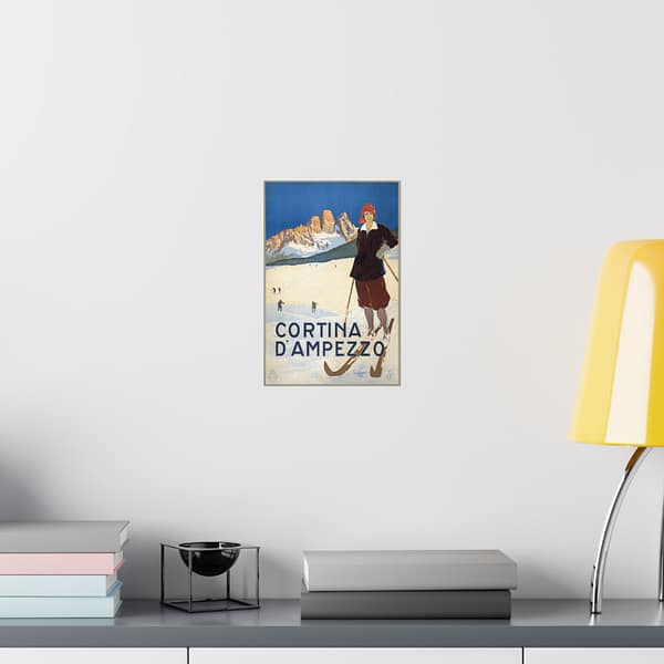 17326638684314356533_2048-1.jpeg Cortina d’Ampezzo, Italy – ENIT Italian National Tourist Board (c. 1920) – Vintage Travel Poster Print