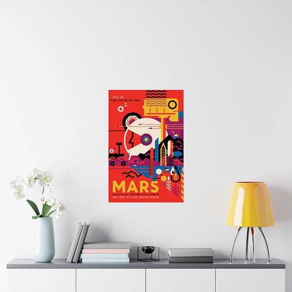 17354985824894165551_2048.jpeg Mars - Multiple Tours Available - NASA Travel Ad (2018) - Space Age Poster Print