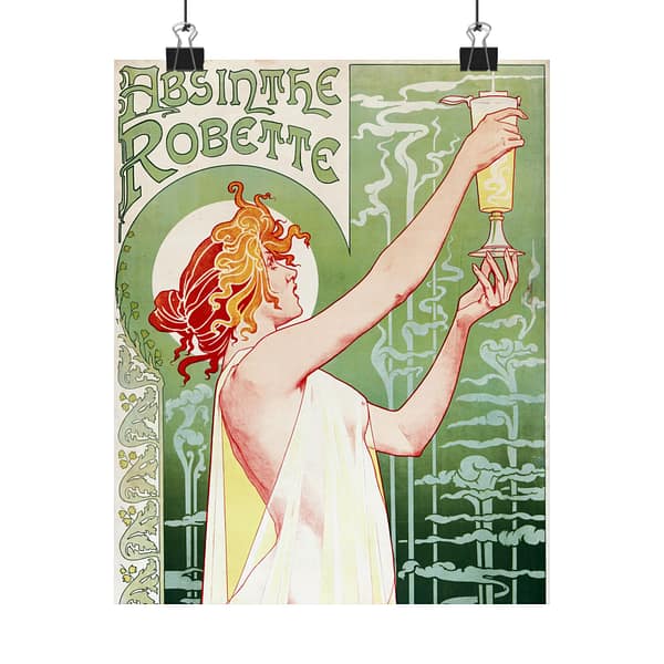 17413471752157960855_2048.jpeg Absinthe Robette ad – Henri Privat-Livemont (1896) – Art Nouveau Poster Print