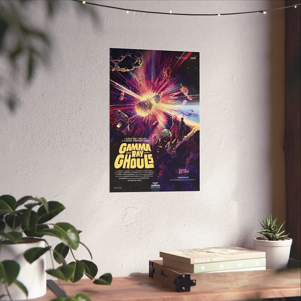17446982587567256709_2048.jpeg Gamma Ray Ghouls - A Radiating Thriller of Cosmic Proportions! - NASA (2021) - Space Age Poster Print