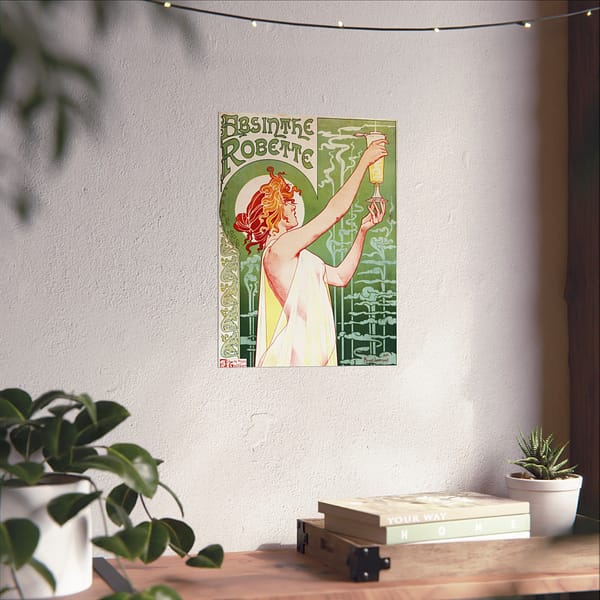 17549848233308578391_2048.jpeg Absinthe Robette ad – Henri Privat-Livemont (1896) – Art Nouveau Poster Print