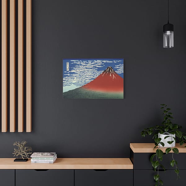 17639625798691116694_2048.jpeg Red Fuji (South Wind, Clear Sky) – Katsushika Hokusai (c. 1830-32) – Japanese Woodblock Canvas Print