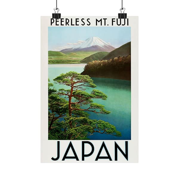 1765417753208496051_2048.jpeg Peerless Mt. Fuji – Japanese Government Railways (c. 1930s) – Vintage Travel Poster Print