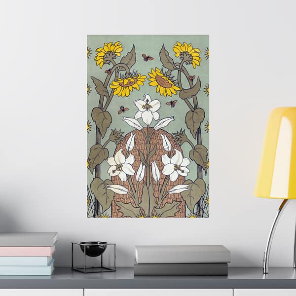 17709941917279253449_2048.jpeg Bees and Beehive – Suze Fokker (1898) – Art Nouveau Poster Print