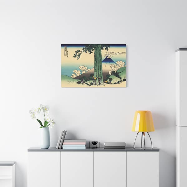 17725618353379662376_2048.jpeg Mishima Pass in Kai Province - Katsushika Hokusai (c. 1830-32) - Japanese Woodblock Canvas Print