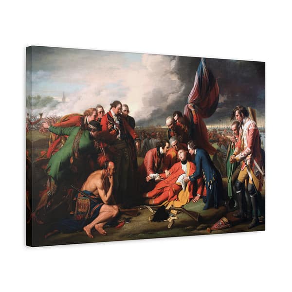 17812568876828595471_2048.jpeg The Death of General Wolfe – Benjamin West (1770) – Classical Canvas Print