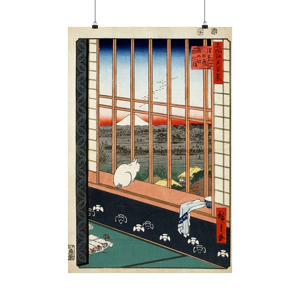 17822797930686744651_2048.jpeg Asakusa Ricefields and Torinomachi Festival – Utagawa Hiroshige (1857) – Japanese Woodblock Poster Print