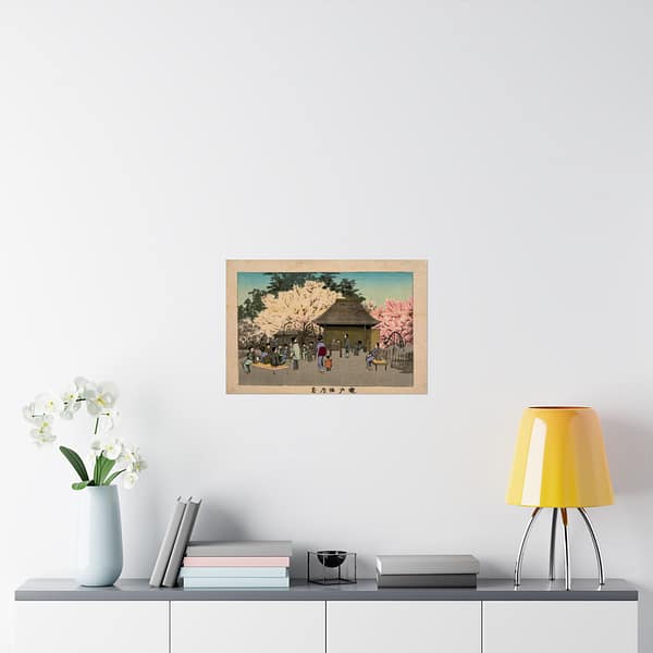 17870596200157815820_2048.jpeg Plum Garden at Kameido – Kobayashi Kiyochika (1879) – Japanese Woodblock Poster Print