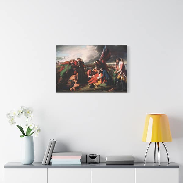 17905652652470728533_2048.jpeg The Death of General Wolfe – Benjamin West (1770) – Classical Canvas Print