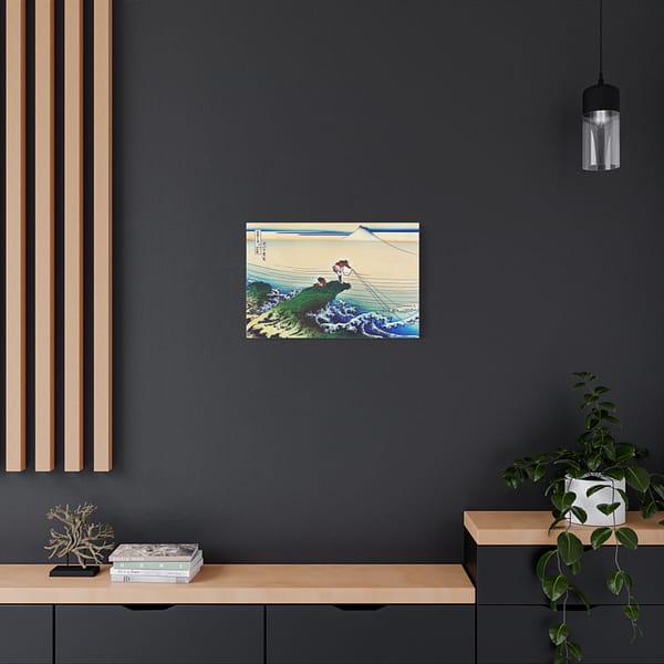 17974359247013955417_2048.jpeg Kajikazawa in Kai Province - Katsushika Hokusai (c. 1830) - Japanese Woodblock Canvas Print