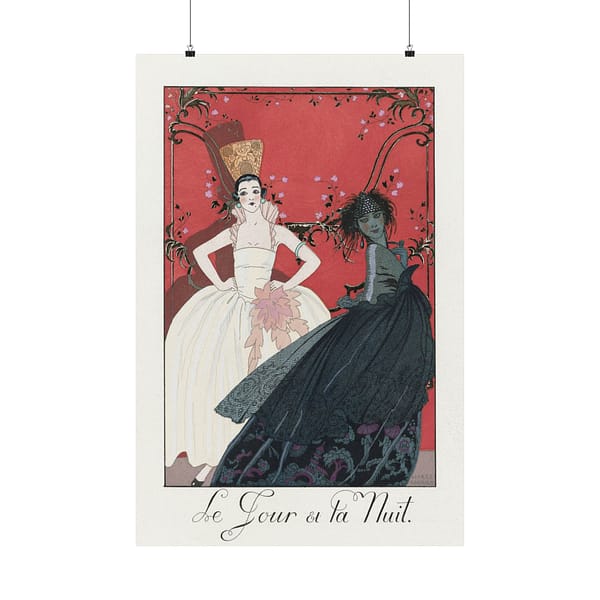 17987873805209267748_2048-1.jpeg Le Jour et la Nuit - George Barbier (1922) - Art Deco Poster Print