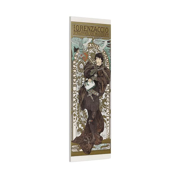 18009052790177082488_2048.jpeg Lorenzaccio - Alphonse Mucha (1896-1900) - Art Nouveau Canvas Print