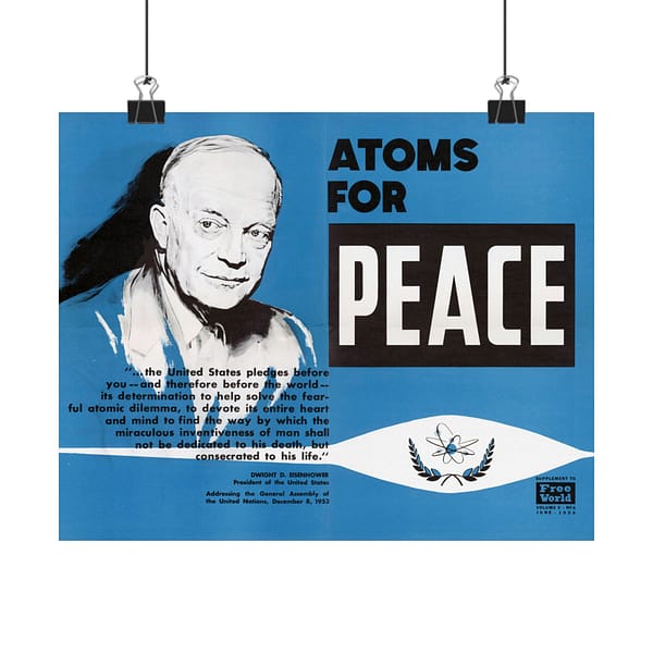 18039831699976034289_2048.jpeg Atoms for Peace – Free World Magazine (c. 1950s) – Atomic Age Poster Print