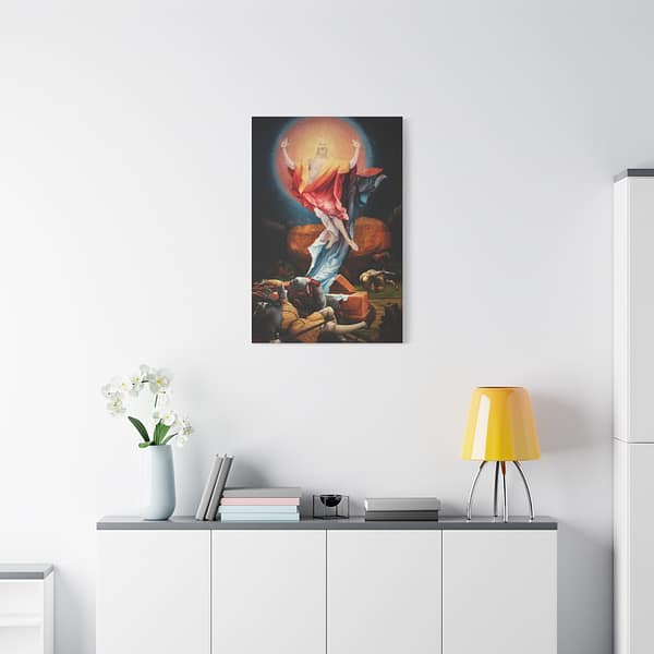 18059181652739603320_2048.jpeg Isenheim Altarpiece (Resurrection panel) – Matthias Grünewald (c. 1512-1516) – Renaissance Canvas Print