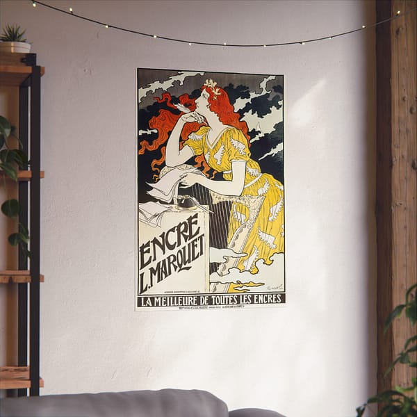 18100079438152148964_2048.jpeg Encre L. Marquet - Eugene Samuel Grasset (1892) - Art Nouveau Poster Print