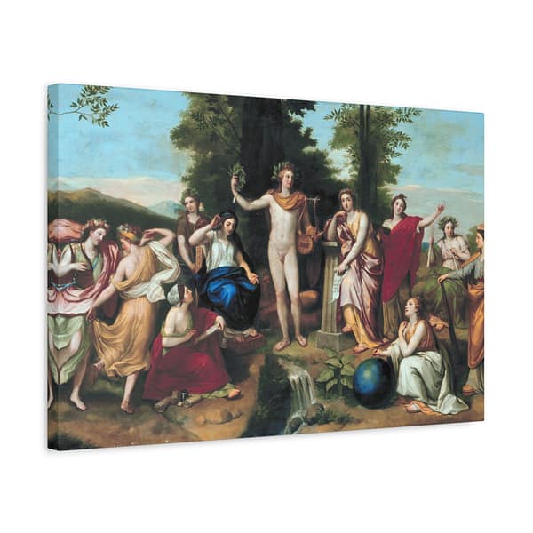 18156105418502759674_2048.jpeg Parnassus – Anton Raphael Mengs (1761) – Classical Canvas Print