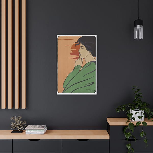 181815714914311903_2048.jpeg L'Heure du Silence - Henri Georges J. I. Meunier (1897) - Art Nouveau Canvas Print