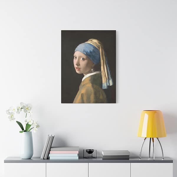 18250484919783148901_2048.jpeg Girl with a Pearl Earring – Johannes Vermeer (c. 1665) – Classical Canvas Print