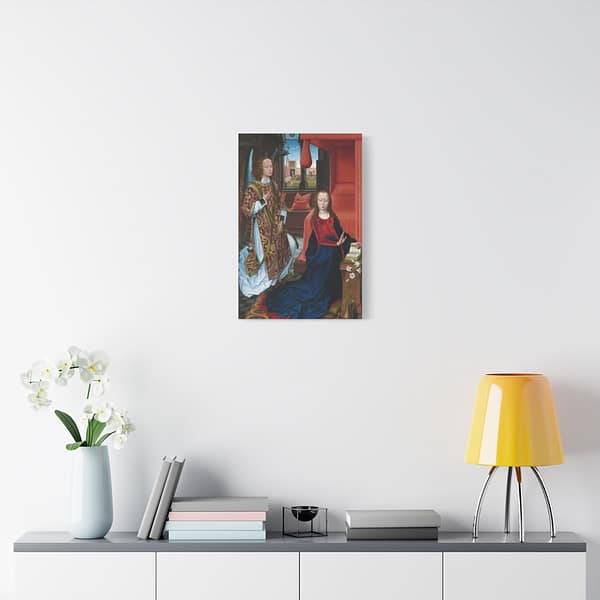 18290482063609026466_2048.jpeg The Annunciation (Clugny version) – Hans Memling (c. 1465-1475) – Classical Renaissance Canvas Art