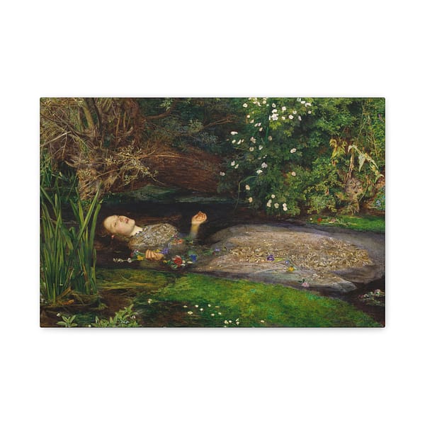 18299638162268280835_2048.jpeg Ophelia – John Everett Millais (c. 1851-1852) – Classical Canvas Print