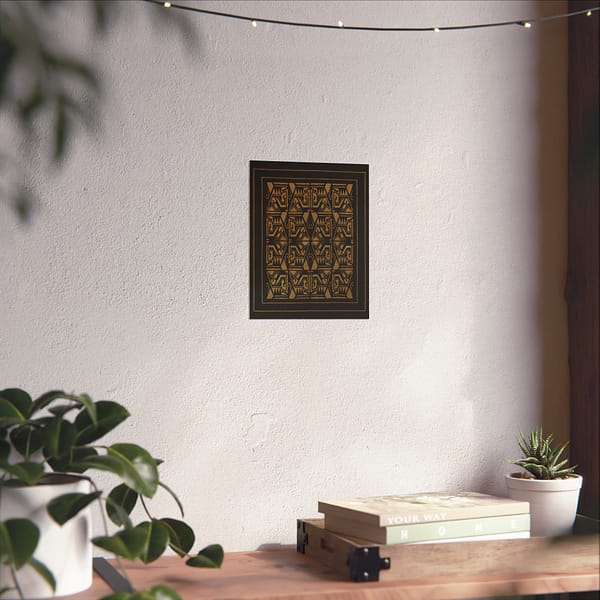 18362654112976836861_2048.jpeg Art Deco Geometric Velvet Pattern (c. 1920-1930) - Art Deco Poster Print
