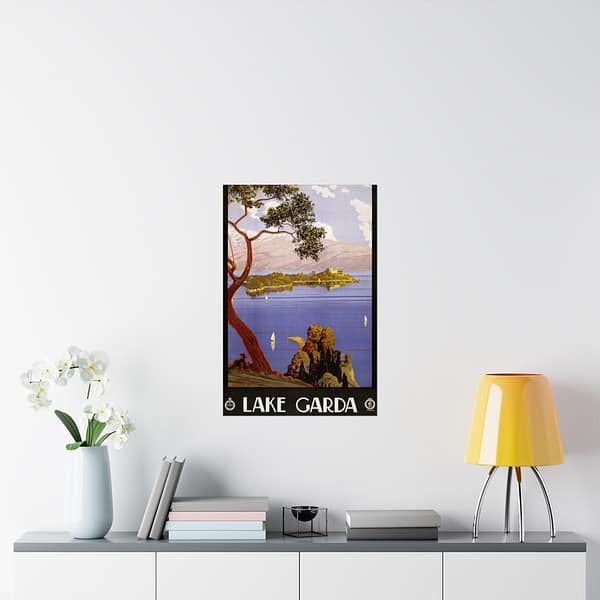 18434231892247718626_2048.jpeg Lake Garda – ENIT Italian National Tourist Board (1924) – Vintage Travel Poster Print