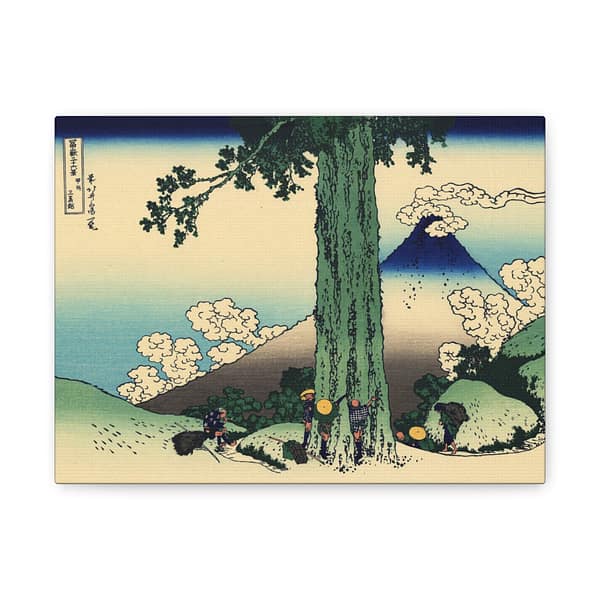 18437910606556876949_2048.jpeg Mishima Pass in Kai Province - Katsushika Hokusai (c. 1830-32) - Japanese Woodblock Canvas Print