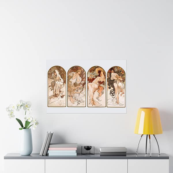1874467350227562385_2048.jpeg The Seasons - Alphonse Mucha (1897) - Art Nouveau Poster Print
