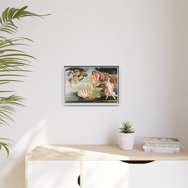 1895363134742146270_2048.jpeg The Birth of Venus – Sandro Botticelli (c. 1485-1486) – Renaissance Framed Canvas Print