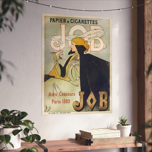 1921424152141169646_2048.jpeg Job Cigarettes ad – Alphonse Mucha (1889) – Art Nouveau Poster Print